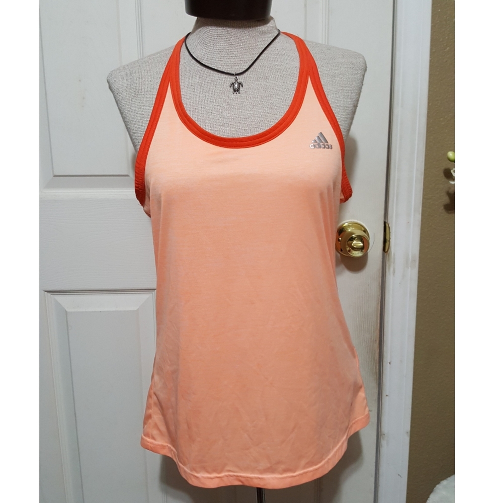 Adidas women's climalite tank top sz M
